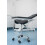 Adjustable Swivel Saddle Stool - Black, Medical Use 3