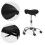 Adjustable Swivel Saddle Stool - Black, Medical Use 6