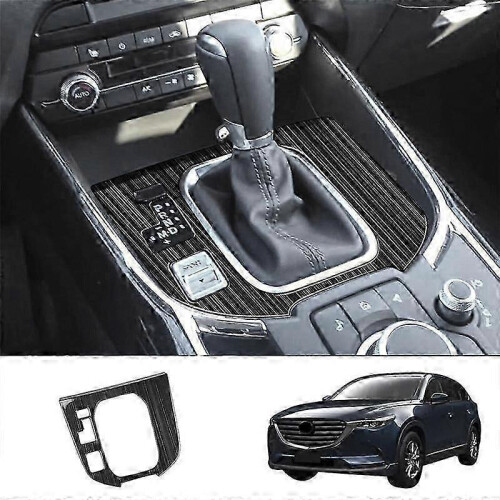 Car Stainless Steel Central Gear Shift Panel Control Panel Decal Interior Modification for CX9 -9 2022+ LHD 1