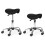 Adjustable Swivel Saddle Stool - Black, Medical Use 9
