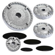 Cooker Hat Set Stove Lid Upgraded, Gas Hob Crown Cap, Gas Cap Fits Gas Stove Burners