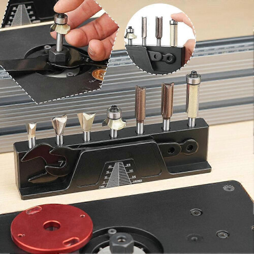 Aluminum Tools Holder Milling Cutter Reamer Storage Seat Wrench Display Rack 1