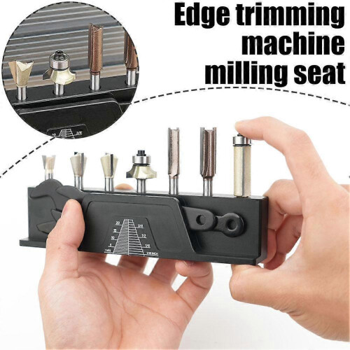 Aluminum Tools Holder Milling Cutter Reamer Storage Seat Wrench Display Rack 2