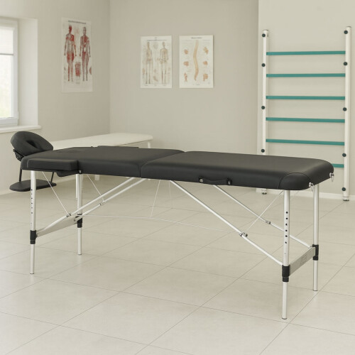 Aluminium 2-Section Foldable Massage Table with Bag 1