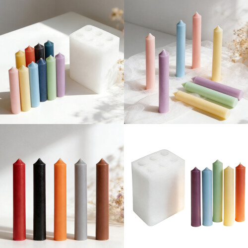 Sturdy Silicone Mould For Crafting Long Scented Candle And Soaps 1