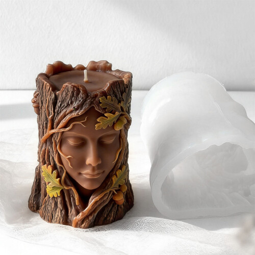 Creative Tree With Human Figure Silicone Mould For Handmade 1