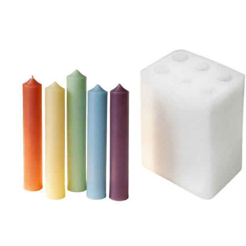 Moule à bougie en silicone robuste pour aromathérapies et