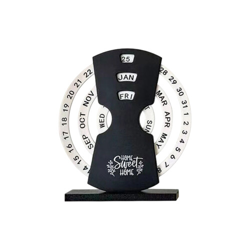 Desktop Calendar For Office And Home Decoration-Black 1