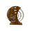 Moon/Ferris Wheel Pattern Compact ABS Rotating Desktop-C 2 1