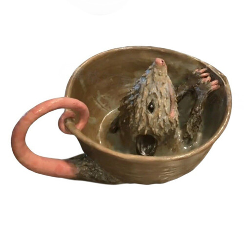 Creative Mouse Themed Manual Juice Maker And Grinding Dish