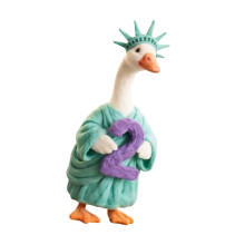 250Th Anniversary Geese Sculpture Hand Painted Resin Geese-A 2