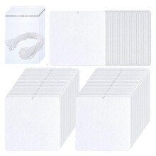 (3) 100 Pieces Sublimation Air Fresheners Blanks Sublimation Air Freshener Sheets