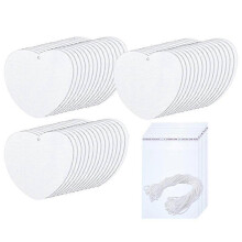 (2) 100 Pieces Sublimation Air Fresheners Blanks Sublimation Air Freshener Sheets