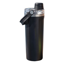 Bouteille d'eau Ă la mode en acier antirouille 304, 800Ml,-Noir