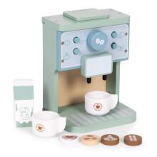 Kaffeemaschinen-Set aus Holz für Kinder - 8-teiliges Barista-Spielset