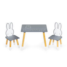 Kids Table and 2 Chairs Set - Wooden Furniture