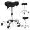 Adjustable Swivel Saddle Stool - Black, Medical Use 1