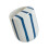 Heat Resistant Ceramic Mug Nonslip Handheld Cup-striped blue 1