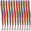 12pcs Rainbow Ribbon Dance Ribbon Colored Ribbon (multi-colored)-hs 4