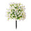 Artificial Morning Glory Plant with Ground Stake Weather-White 1