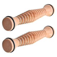 2pcs Wooden Foot Sole Roller Massager Foot Care Relaxation And Relief Massager