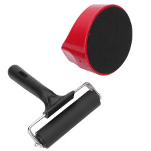 2Pcs Ergonomische Griff Gummi Druckwalzen Set Professionelle