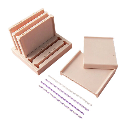 Kreativer Kunstroller für Polymerton mit einstellbarer Tiefe-A
