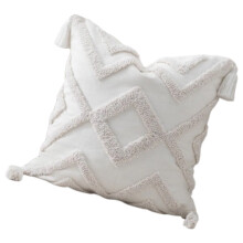 Elegante getufte kwastjes gooien kussensloop 45x45cm katoenen-02