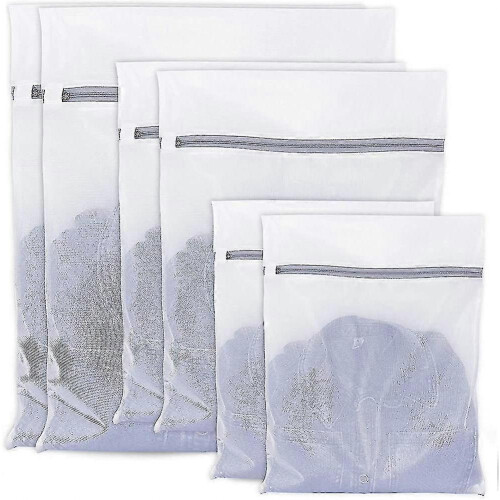 Mesh Laundry Bag for Wahshing Machine 6pcs Laundry Bags for Delicates with Zip A