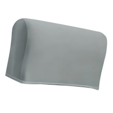 Taie d'oreiller de chaise extensible universelle,-Gris clair
