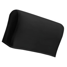 Housse de coussin de chaise élastique, tissu de nettoyage-Noir