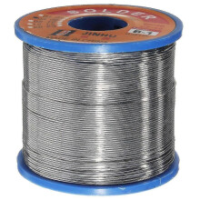 400 g Lötdrahtrolle (60/40 Zinn/Blei) mit Flussmittelkern und Kolophoniumkern, 0,8 mm