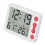 Digitale hygrometer/thermometer, wit, 9,4 x 6,8 cm 2