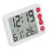 Digitale hygrometer/thermometer, wit, 9,4 x 6,8 cm 3