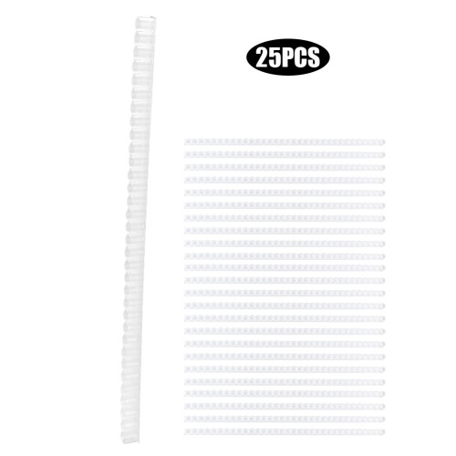 Plastic Binding Combs Spiral Coils For A4Binder Clips Notebook Organizer Supplies, Compact Lightweight Reusable With Durable Quality