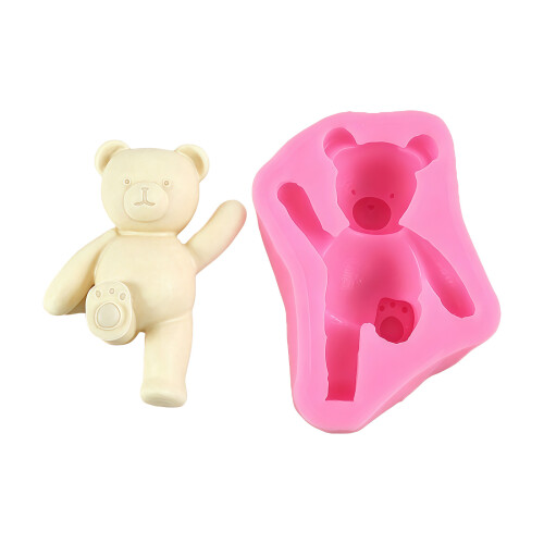 Silicone Bear Cake Molds For Baking Chocolate Candy Jellies With