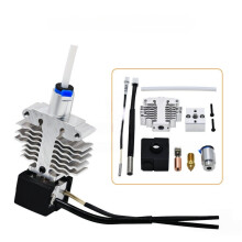 Compatibel met Creality Ender 5 S1 siliconen sleeve en 0,4 mm nozzle extruder hot end kit, compatibel met Ender 5 S1 3D-printer