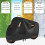 Waterproof Motorcycle Cover, Black, 200 * 90 * 100 Cm 3