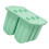 6 Cavity Silicone Ice Bar Molds Popsicles Maker Perfect-Green 1