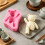 Silicone Bear Cake Molds For Baking Chocolate Candy Jellies With 4