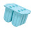 Silikon-Eis am Stiel-Formen, 6 Mulden, Eisherstellungsform-Blau 1