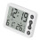 Digitale hygrometer/thermometer, wit, 9,4 x 6,8 cm 2