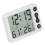 Digitale hygrometer/thermometer, wit, 9,4 x 6,8 cm 3