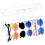 Acrylic Sunglass Storage Wall Holder 6 Compartments Display Rack 1