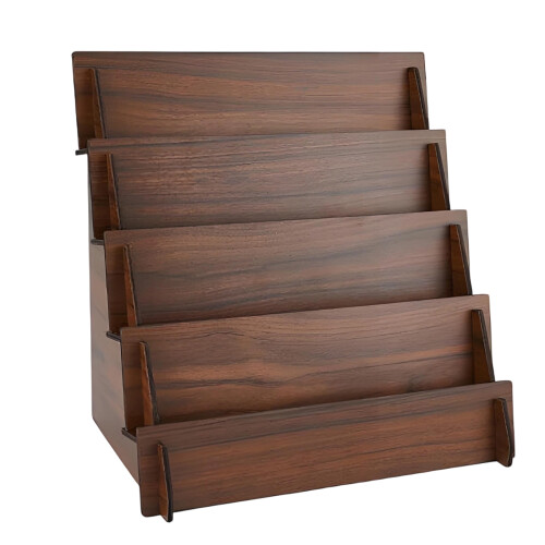 Elegante desktopstandaard met meerdere niveaus-vierde verdieping