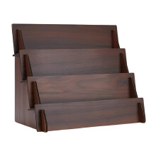 Support de rangement robuste en bois pour-troisième étage