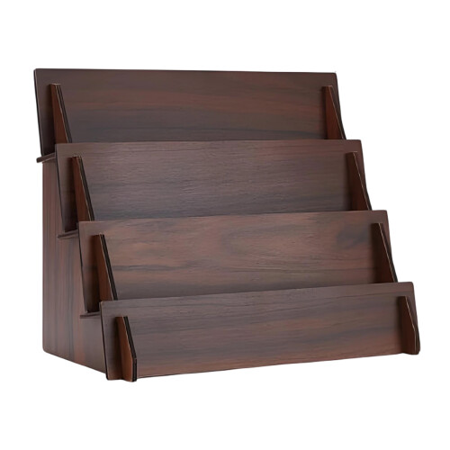 Support de rangement robuste en bois pour-troisième étage