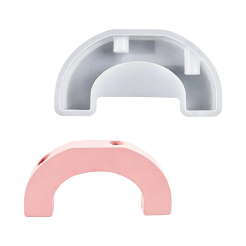 Le silicone de pont de double trou moule le Demold facile-3