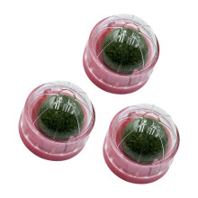 3Pack Cats Entertainment Catmint Toy Rotating Teaser Balls-Pink