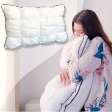 (White) Luxury Hotel Quality Soft And Fluffy Pillows Relieve Neck Pain And Adjustable Ergonomics